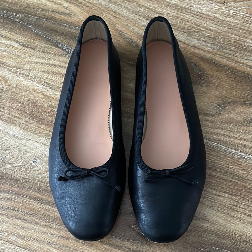 J Crew Andi Ballet Flats in Leather